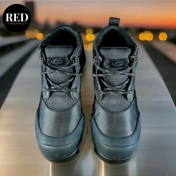 Ugg Neumel X Waterproof Boots Winter Snow Rain Black Ankle Shoes - Women's Sz 9 - Picture 4 of 14